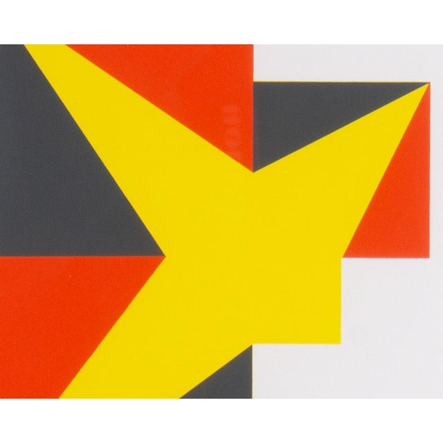 Contemporary 1995 “Konstruktion and Intuition” Serigraph Print by Anton Stankowski For Sale - Image 3 of 8