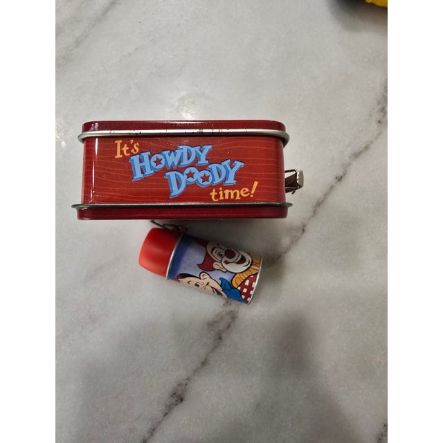 1999 Hallmark Keepsake Howdy Doody Miniature Lunch Box Ornament Set For Sale - Image 10 of 10