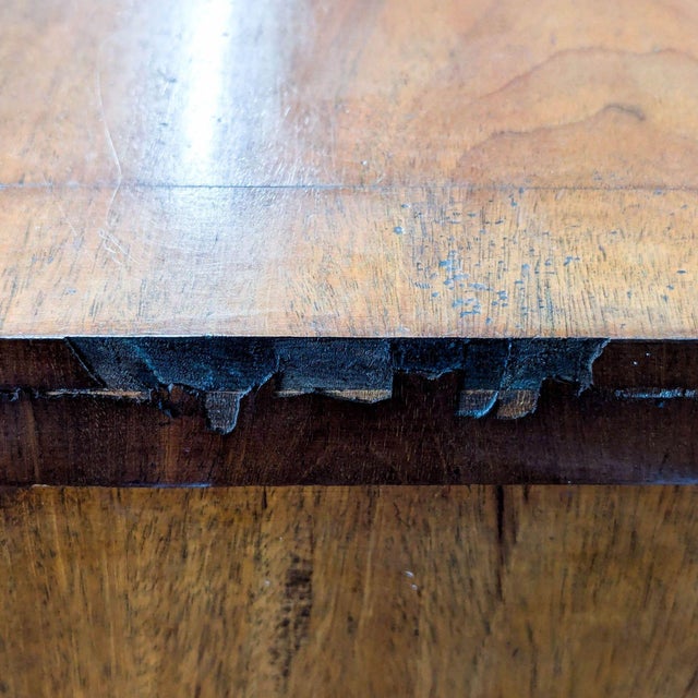 Antique American Empire Flame Mahogany Dresser With Skeleton Keys For Sale - Image 9 of 11
