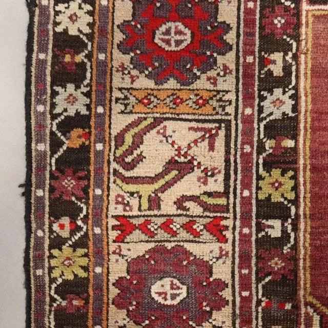 Brown Vintage Turkish Kirsehir Rug For Sale - Image 8 of 10