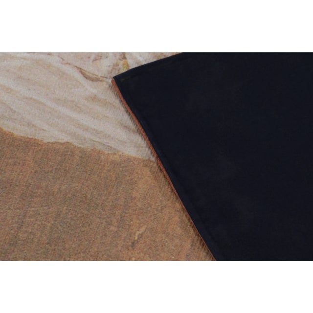 Textile Rug & Kilim's Modern Pair of Pre-Raphaelite Lady Pictorial Tapestry Panels "Seagulls" For Sale - Image 7 of 9