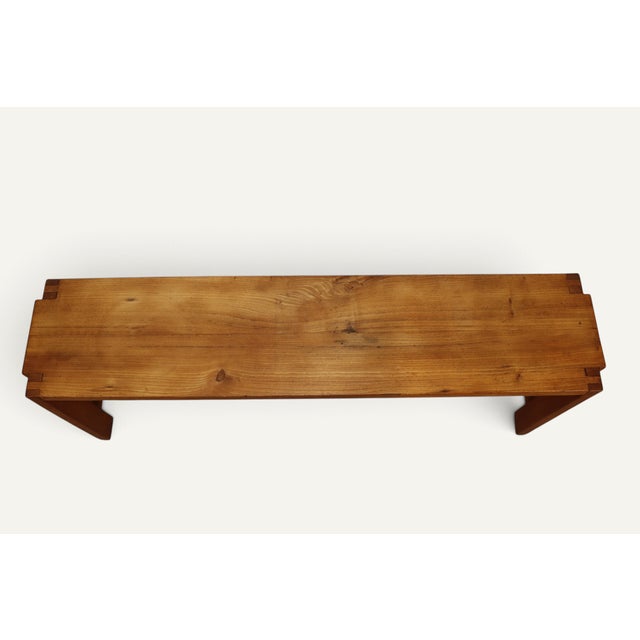 S09 Bench in Elm by Pierre Chapo, 1970s For Sale - Image 10 of 18