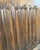 Antique Carved Oak Buffet With Metal Hardware For Sale - Image 14 of 18