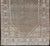 Antique Persian Kurdish Rug in Gray/Brown Background With Taupe Tan & Soft Peach 4'3 X 8'2 For Sale - Image 4 of 16