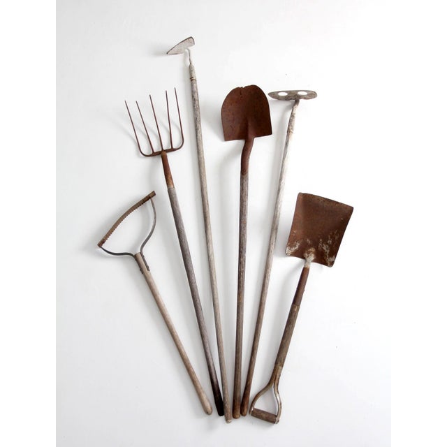 Early 20th Century Primitive Garden Tool Collection For Sale - Image 16 of 16