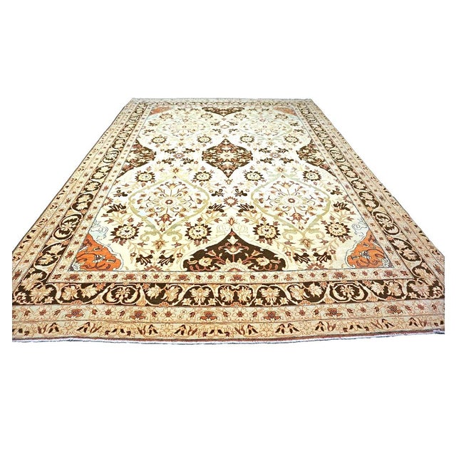 Condition: New Origin: Persia Design: Farahan Actual Size: 9.10 X 14.5 Color: Ivory, Black, Light Blue, Light Green,...