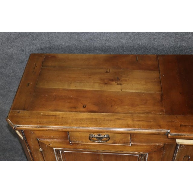 Brown 1960's French Directoire Style Brass Mounted Sideboard by Richelieu For Sale - Image 8 of 18