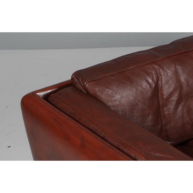 V11 2-Seater Sofa attributed to Holger Christensen for Illum Wickelsø, 1960s For Sale - Image 3 of 9