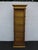Wood Hollywood Regency Tall Narrow Distressed Gold Display Shelf Cabinet 6661 For Sale - Image 7 of 15