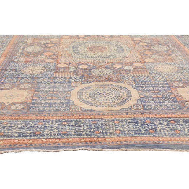 Vintage Afghani Khotan Rug, 06'06 X 09'04 For Sale - Image 4 of 10