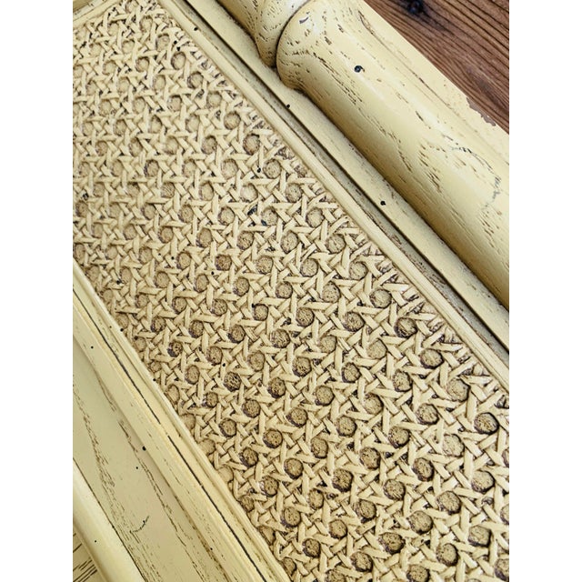 Henry Link Vintage 1970s Faux Bamboo Chinoiserie ‘Henry Link Bali Hai’ King Headboard For Sale - Image 4 of 11