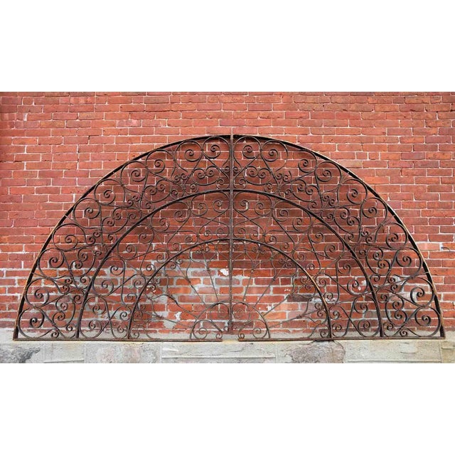 Skylight Grill Antique Wrought Iron For Sale - Image 4 of 10