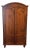 Vintage Double Door Solid Pine Armoire For Sale