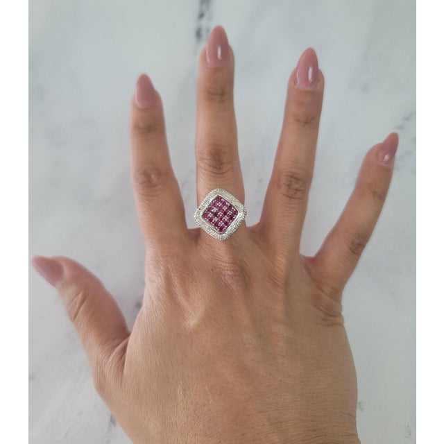 ♥ Product Summary ♥ Main Stone: Diamond & Ruby Approx. Carat Weight: 1.15cttw Approx. Ruby Carat Weight: 1.00ct Approx....