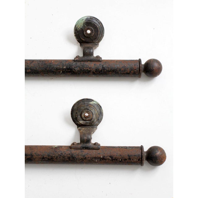 Antique Early 20th Century Iron Architectural Handrails For Sale - Image 17 of 18