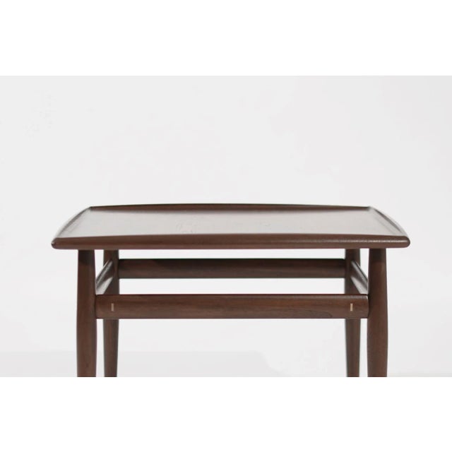 Brown Teak Coffee Table by Grete Jalk, Denmark, 1950s For Sale - Image 8 of 13