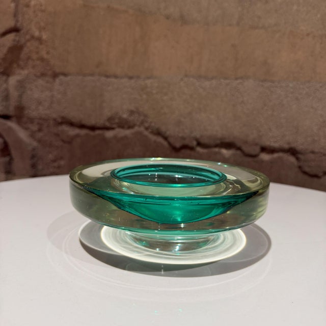 Flavio Poli Dish Catch All Murano Bowl Sommerso Flavio Poli Attributed For Sale - Image 4 of 9