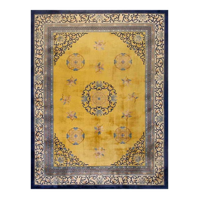 1920s Chinese Peking Carpet For Sale
