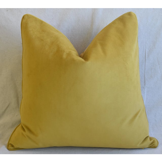 26" Custom Tailored Leopard Spot Safari Velvety Feather/Down Pillows - Pair For Sale - Image 9 of 10