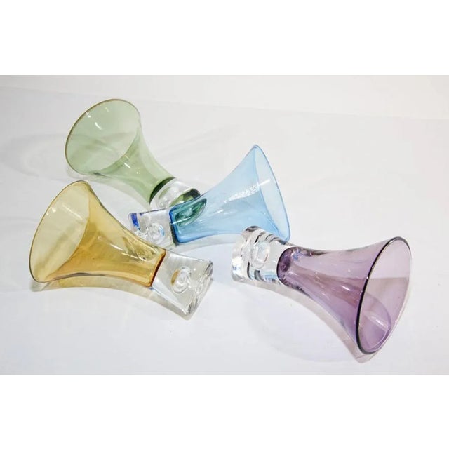 Vintage Drinking Liquor Shot Glasses- Set of 4 For Sale - Image 10 of 13