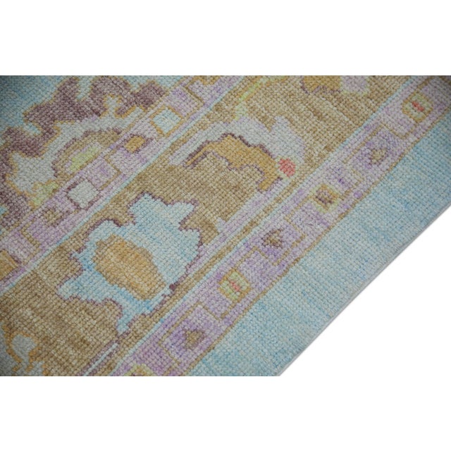 Modern Turkish Oushak Rug 4'1" x 6' For Sale - Image 4 of 8