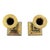 Pair Midcentury Vintage Polished Brass Georgian Style Candle Holders Candlesticks 4.5" For Sale - Image 4 of 7