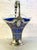 19thC European Silver Plate Glass Flower Basket For Sale - Image 12 of 18