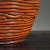 Vintage Hand Coiled Orange Postmodernist Glazed Ceramic Vase, Signed (1973) For Sale - Image 10 of 11