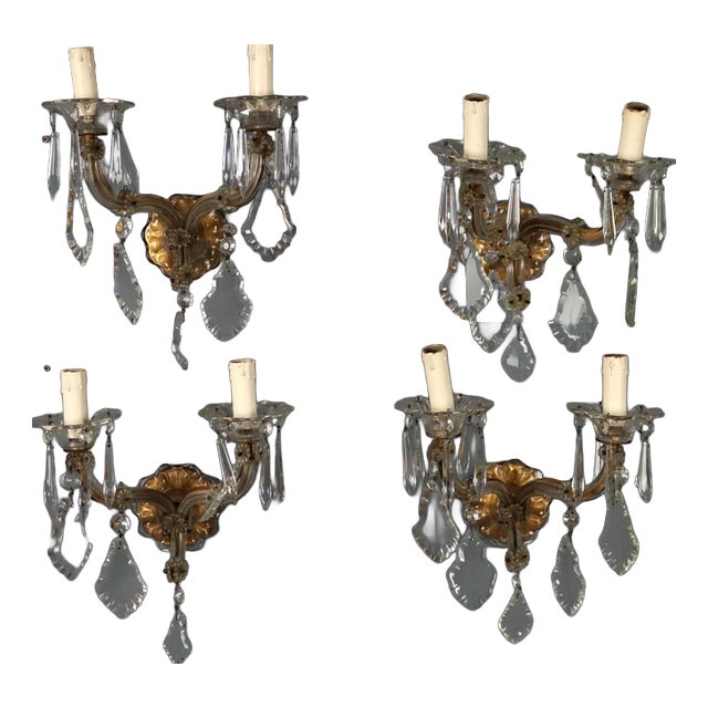 Maria Theresa Style Wall Lights, Set of 4 For Sale