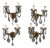 Maria Theresa Style Wall Lights, Set of 4 For Sale
