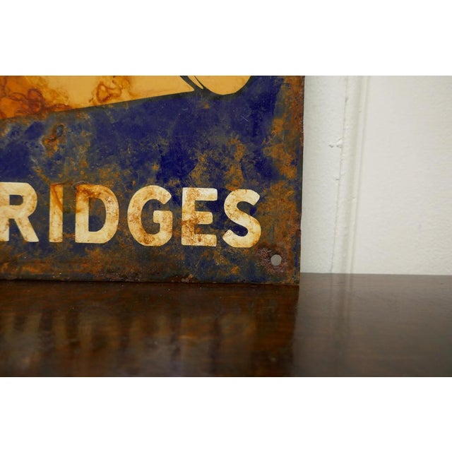 Rare early enamel sign advertising Eley-Knoch shot gun cartridges Very Rare old sign, is made in ceramic enamel it is a...