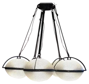 Zip Noir Z05 Suspension Lamp by Coralie Beauchamp