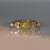 East West Opal Ring W Earth Mined Diamonds in Solid 14k Yellow Gold | Oval 8x6mm For Sale - Image 4 of 18