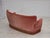 Three-Seater Danish Curved Sofa in Pink Furniture Velour, 1970s For Sale - Image 12 of 18
