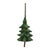 Kenneth Ludwig Chicago Rustic Tree Ornaments (Set of 4)  5.5" Plastic with Jute Hangers For Sale - Image 4 of 5