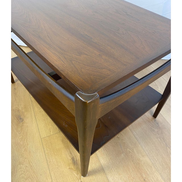 Wood Pair of Mid Century End Tables For Sale - Image 7 of 9