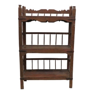Rustic Bookcase - Etagere For Sale