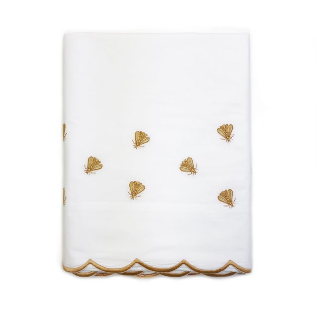 Scattered Bees Flat Sheet, Twin