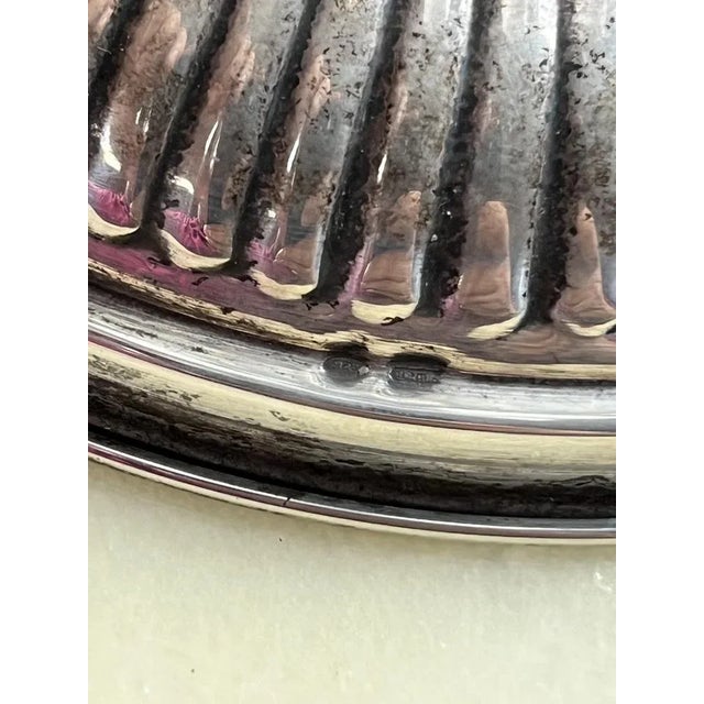 Murano Glass & Silver Vase, Italy, 1960s For Sale - Image 9 of 12