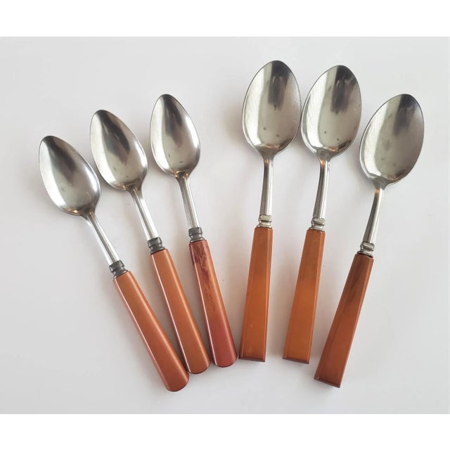 Bakelite Flatware Table Service - Set of 15 For Sale - Image 4 of 6