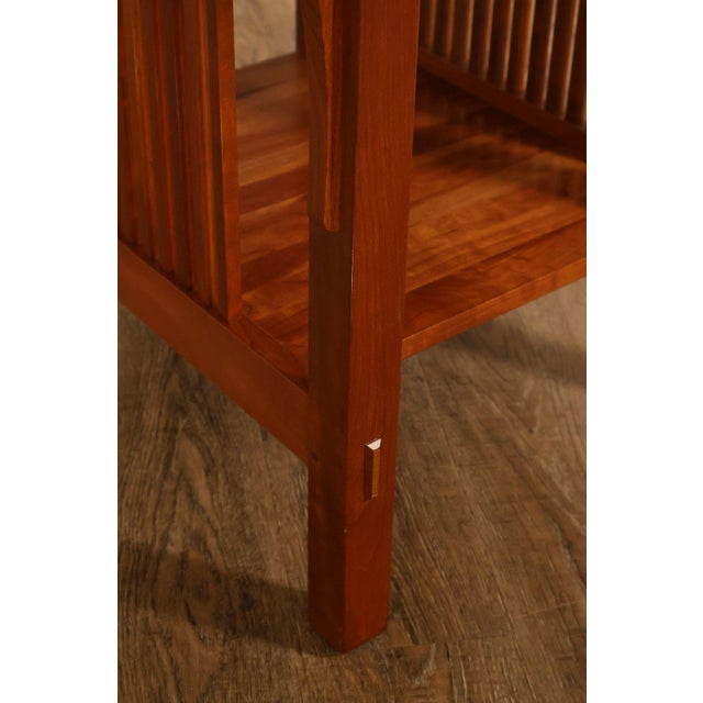 Stickley Mission Collection Pair Of Cherry End Tables For Sale - Image 9 of 18