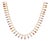 8.04 CTW Multi Sapphire and Diamond Wedding Necklace in 14k Solid Yellow Gold For Sale