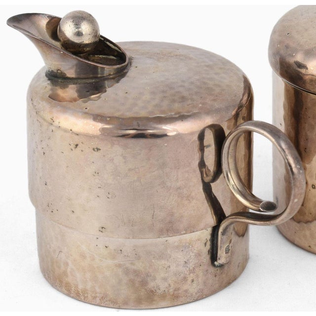 Vintage Art Deco Silver-Plated Pitchers, Germany, 1930s, Set of 2 For Sale - Image 4 of 5