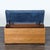 Modern Cb2 Storage Bench With Upholstered Top For Sale - Image 3 of 11