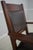 2000 - 2009 Stickley Mission Oak Leather Desk Chair For Sale - Image 5 of 18