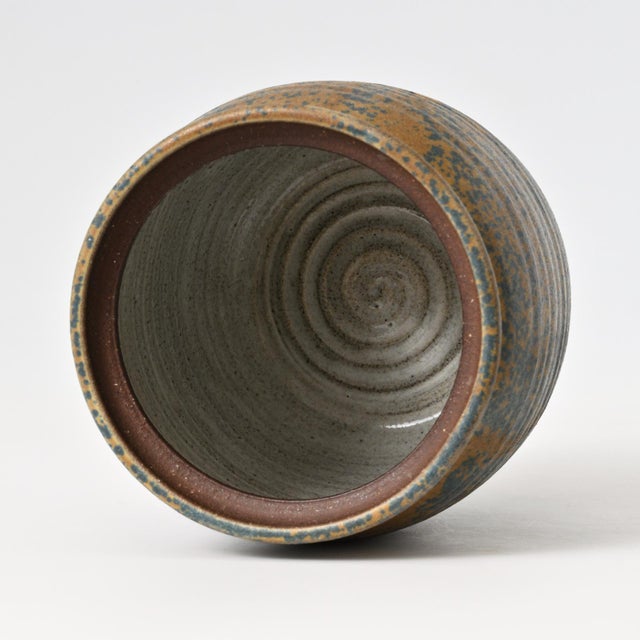 Ceramic German Studio Pottery Container from Töpferei Schäfer Telgte, 1970s For Sale - Image 7 of 10