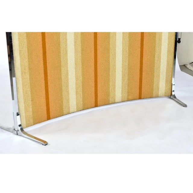 Knoll International Mid-Century Modern Yellow and Orange Room Divider Screen Panel For Sale - Image 9 of 14