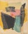 Postmodern Walter Thrift Abstract Mixed Media Collages, Pair For Sale - Image 3 of 13