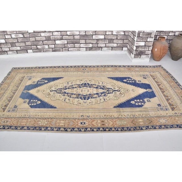 Tan Vintage Turkish Oversize Rug For Sale - Image 8 of 11