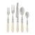 VIETRI Aladdin Brilliant Flatware Ivory Five-Piece Place Setting, Service for One For Sale - Image 9 of 9